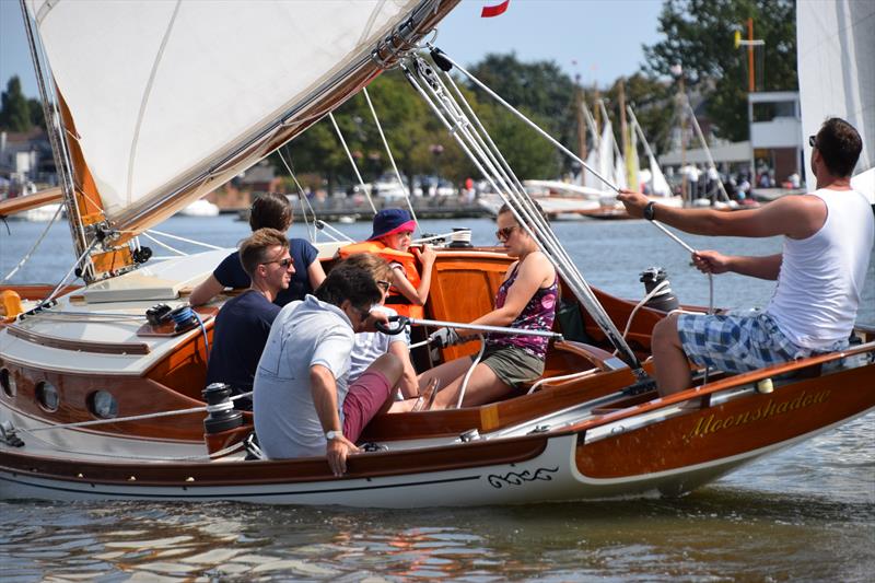 Moonshadow at Oulton Week 2017 photo copyright Trish Barnes taken at Waveney & Oulton Broad Yacht Club and featuring the River Cruiser class