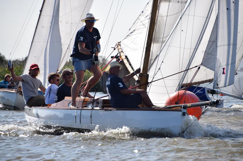 River Cruiser Amaryllis in the Bloodbath Race during Oulton Week 2019 - photo © Trish Barnes