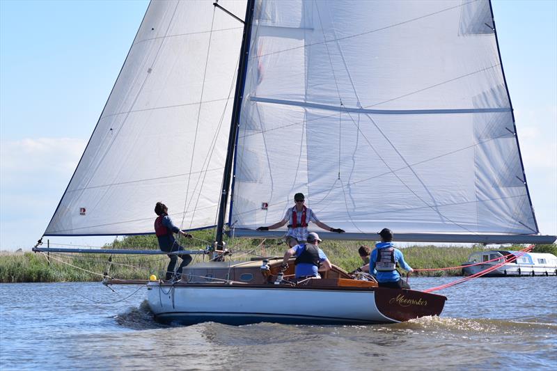 Moonraker wins the 60th Yachtmaster Insurance Three Rivers Race photo copyright Holly Hancock taken at Horning Sailing Club and featuring the River Cruiser class