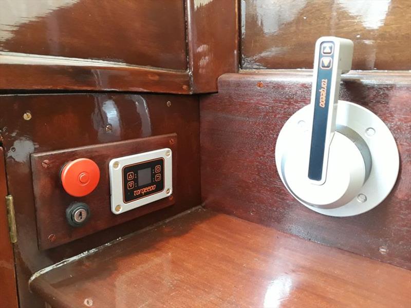 Electric engine on a Norfolk Broads River Cruiser photo copyright Torqeedo taken at  and featuring the River Cruiser class