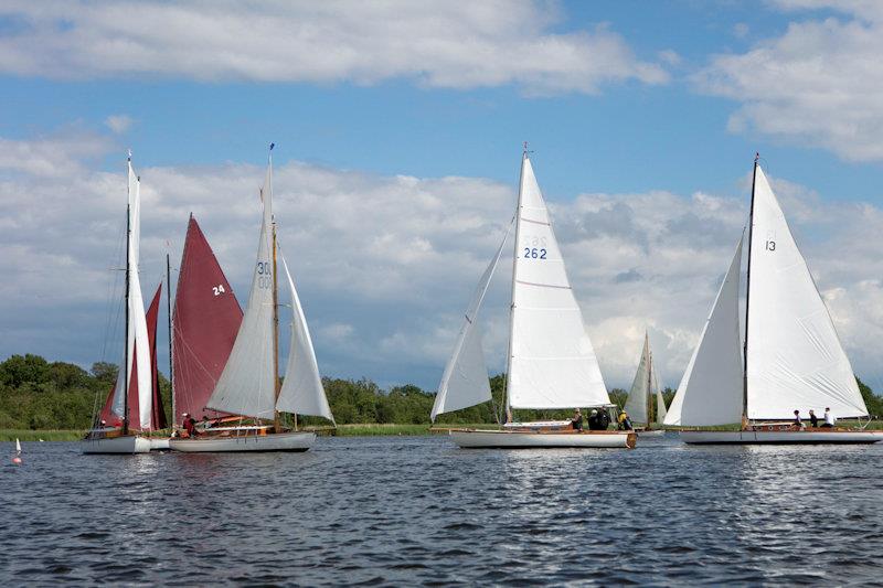 River Cruiser open meeting at Barton Broad photo copyright Robin Myerscough taken at Norfolk Punt Club and featuring the River Cruiser class