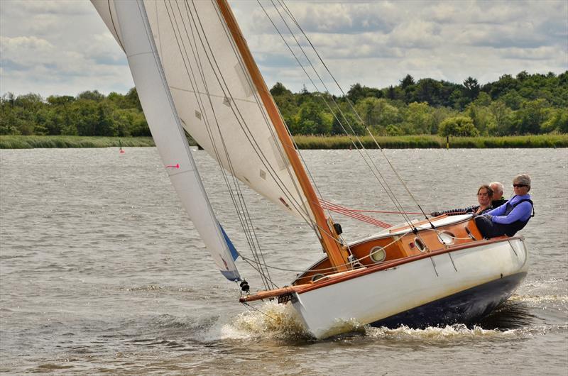 Nutcracker (303) during the Norfolk Punt Club River Cruiser Open photo copyright Rachel Clayton taken at Norfolk Punt Club and featuring the River Cruiser class