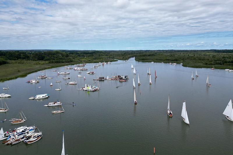 Barton Broad from the air - Barton Regatta photo copyright Robin Myerscough taken at Norfolk Punt Club and featuring the River Cruiser class
