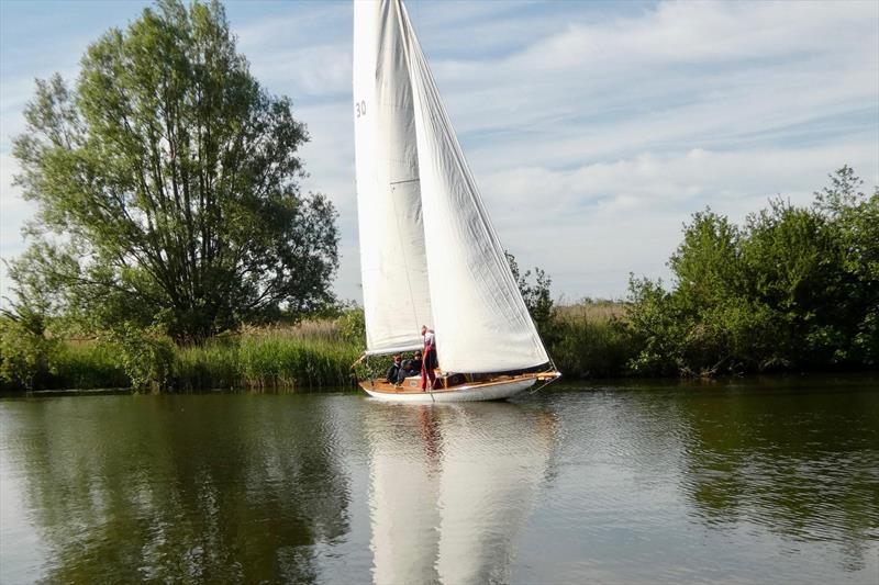 65th Three Rivers Race run by Horning SC on the Norfolk Broads photo copyright Holly Hancock taken at Horning Sailing Club and featuring the River Cruiser class