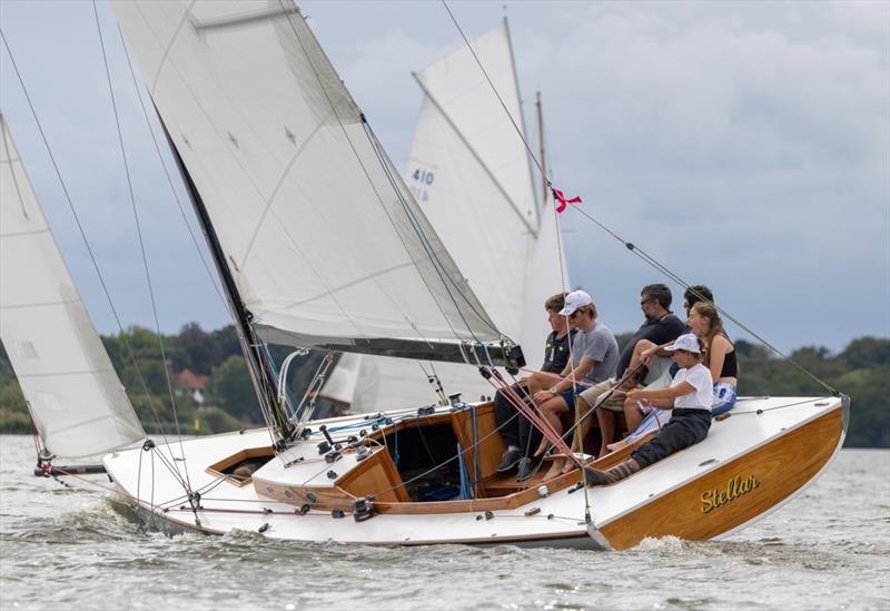 Norfolk Punt Club Centenary Barton Regatta photo copyright Robin Myerscough taken at Norfolk Punt Club and featuring the River Cruiser class