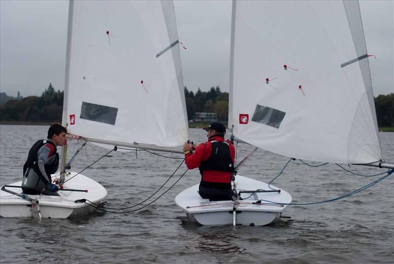 Day two of the Rooster 8.1 nationals at Weir Wood photo copyright Lönja Selter taken at Weir Wood Sailing Club and featuring the Rooster 8.1 class