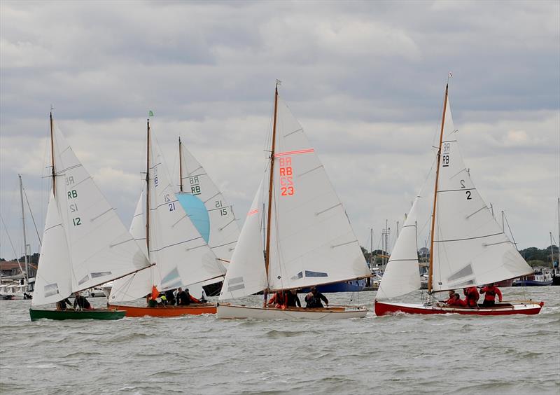 Burnham Week racing action photo copyright Alan Hanna taken at Royal Burnham Yacht Club and featuring the Royal Burnham One Design class