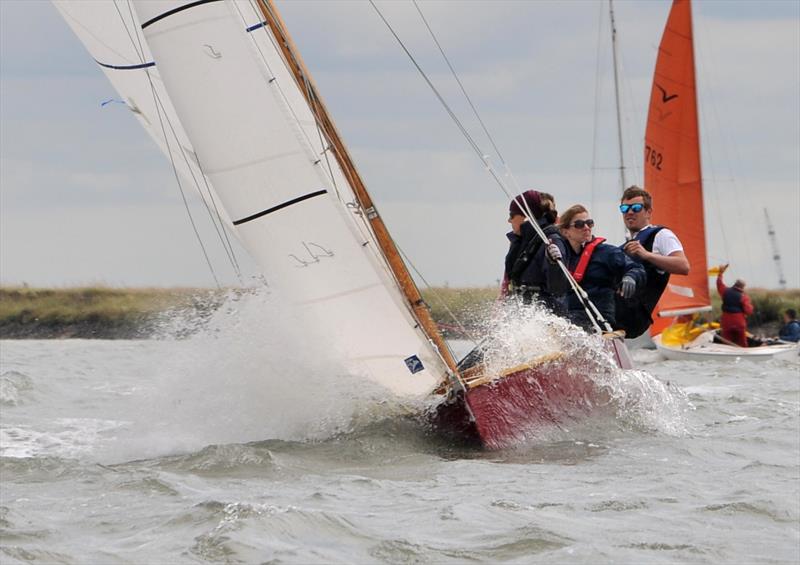 Burnham Week day 3 photo copyright Alan Hanna taken at Royal Corinthian Yacht Club and featuring the Royal Burnham One Design class