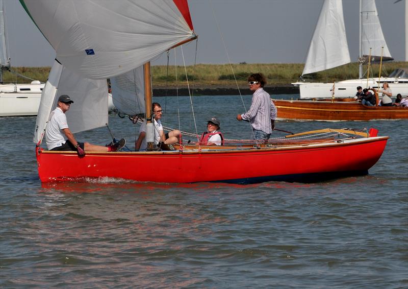 Red Jacket win RBOD fleet on day 8 of Burnham Week photo copyright Alan Hanna taken at Royal Corinthian Yacht Club and featuring the Royal Burnham One Design class