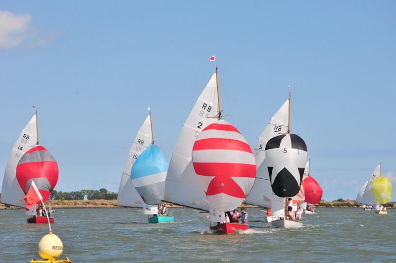 The Royal Burnham One-Design class always enjoys a good turnout at Burnham Week photo copyright Alan Hanna taken at Royal Corinthian Yacht Club, Burnham and featuring the Royal Burnham One Design class