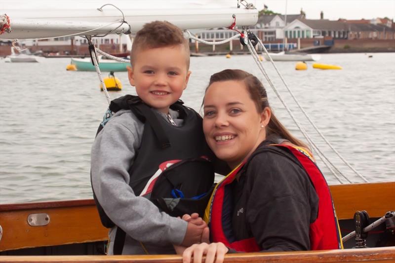 One of our youngest participants in Push the Boat Out 2018 at Royal Corinthian Yacht Club, Burnham photo copyright Tammy Fisher taken at Royal Corinthian Yacht Club, Burnham and featuring the Royal Corinthian One Design class