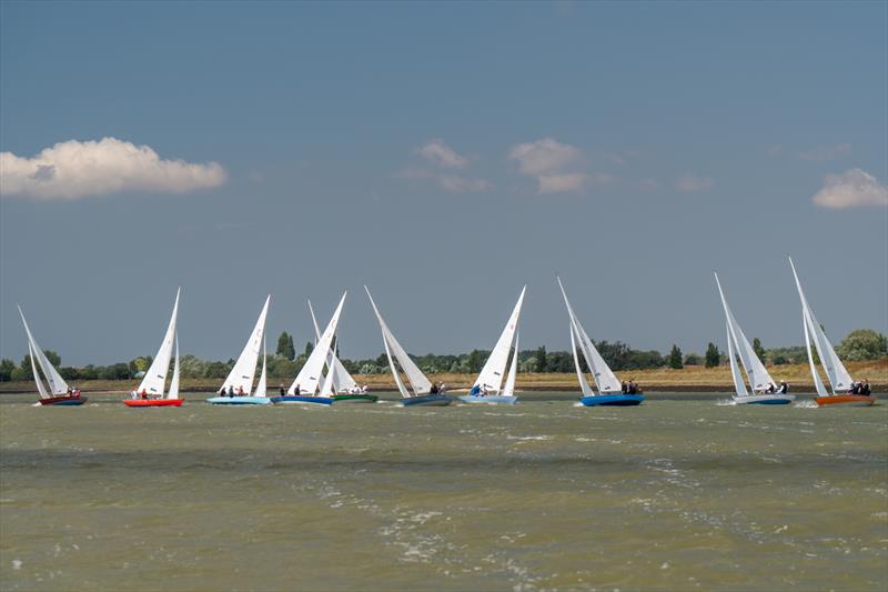 RCODs sail during the Summer Regatta and 90th class anniversary at Royal Corinthian YC photo copyright Petru Balau Sports Photography / sports.hub47.com taken at Royal Corinthian Yacht Club and featuring the Royal Corinthian One Design class