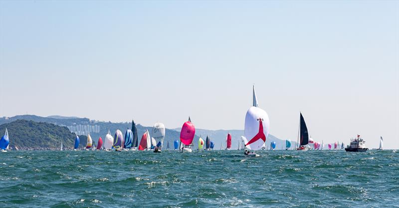 Sun Hung Kai Around the Island Race 2021 photo copyright Guy Nowell / RHKYC taken at Royal Hong Kong Yacht Club and featuring the  class