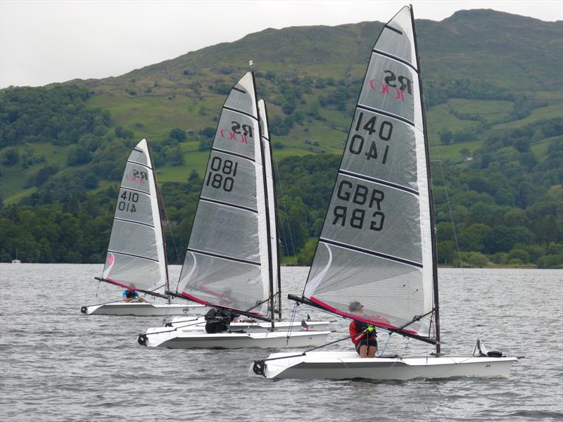 RS100s at Royal Windermere photo copyright Catharine Richardson taken at Royal Windermere Yacht Club and featuring the RS100 class