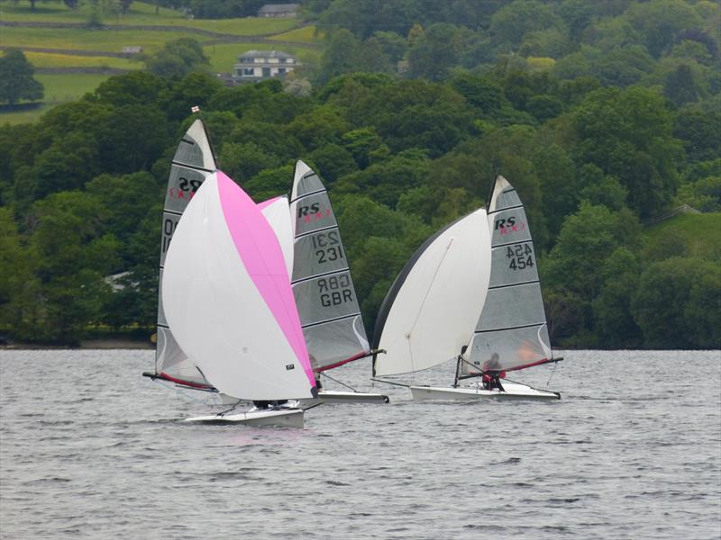 RS100s at Royal Windermere photo copyright Catharine Richardson taken at Royal Windermere Yacht Club and featuring the RS100 class