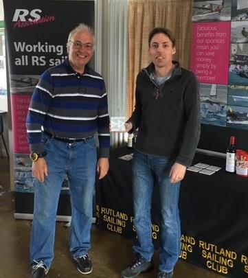 RS100 class winner Ian Gregory in the RS Sprint Championship at Rutland photo copyright Max Tosetti taken at Rutland Sailing Club and featuring the RS100 class