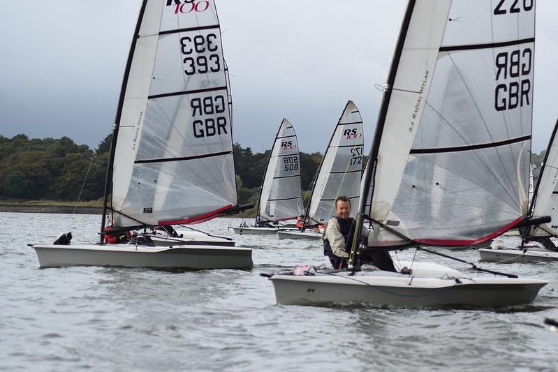 RS100 Inlands at Chew Valley Lake photo copyright Errol Edwards taken at Chew Valley Lake Sailing Club and featuring the RS100 class