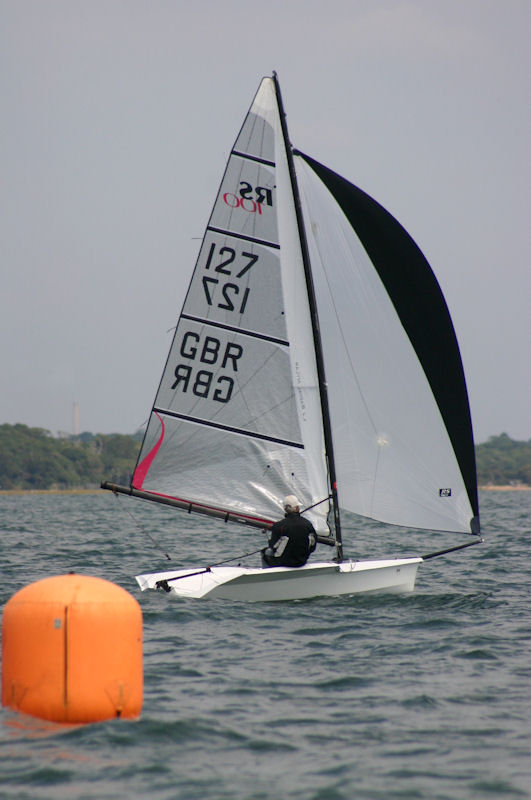 Richard Russell wins the medium fleet in race 5 of the Lymington Town Sunday Early Points Series photo copyright Barry Sticklen taken at Lymington Town Sailing Club and featuring the RS100 class