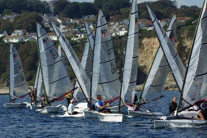 Volvo Noble Marine RS100 Nationals, day 2 photo copyright Chris Bilkey taken at Porthpean Sailing Club and featuring the RS100 class