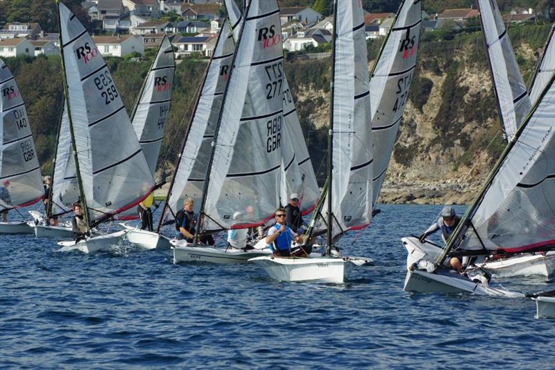 Volvo Noble Marine RS100 Nationals, day 2 photo copyright Chris Bilkey taken at Porthpean Sailing Club and featuring the RS100 class