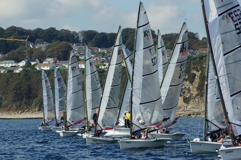 Volvo Noble Marine RS100 Nationals, day 2 photo copyright Chris Bilkey taken at Porthpean Sailing Club and featuring the RS100 class