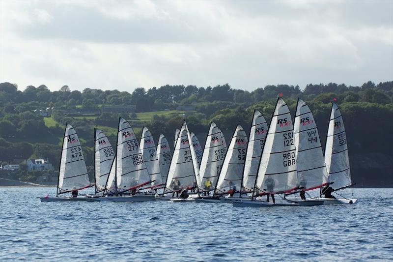 Volvo Noble Marine RS100 Nationals, day 2 photo copyright Chris Bilkey taken at Porthpean Sailing Club and featuring the RS100 class