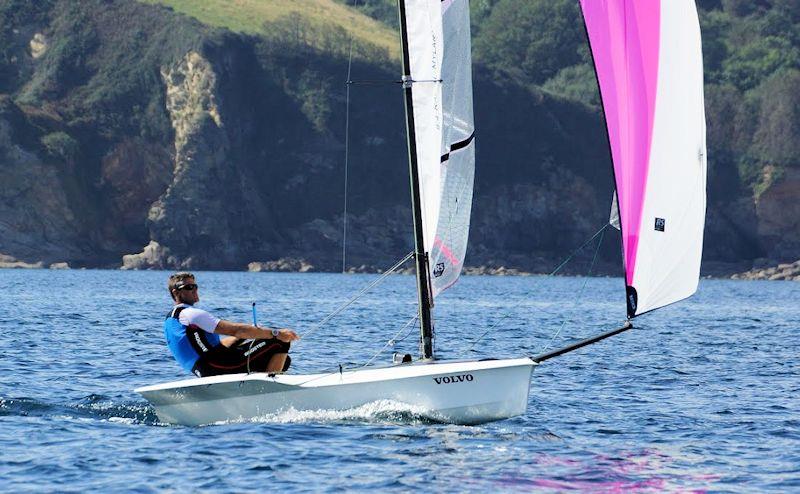Brett Aarons  wins the Volvo Noble Marine RS100 Nationals photo copyright Chris Bilkey taken at Porthpean Sailing Club and featuring the RS100 class