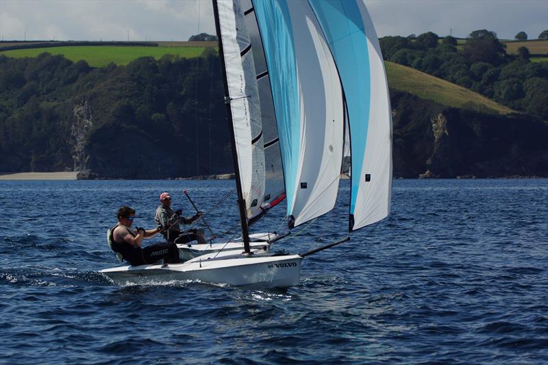 Volvo Noble Marine RS100 Nationals day 3 photo copyright Chris Bilkey taken at Porthpean Sailing Club and featuring the RS100 class