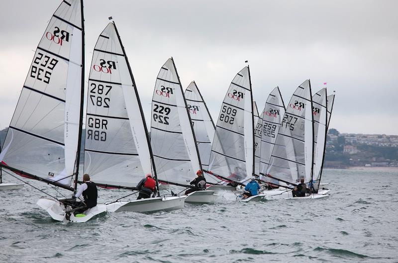 Noble Marine RS100 National Championships at Brixham day 1 photo copyright Gareth Fudge / www.boatographic.co.uk taken at Brixham Yacht Club and featuring the RS100 class