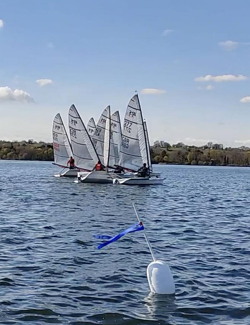 RS100 Class Association Training at Chew Valley Lake photo copyright Steve Jones taken at Chew Valley Lake Sailing Club and featuring the RS100 class