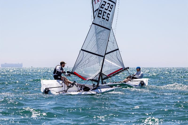 RS100s at the Salcombe Gin RS Summer Regatta photo copyright Phil Jackson / Digital Sailing taken at Hayling Island Sailing Club and featuring the RS100 class