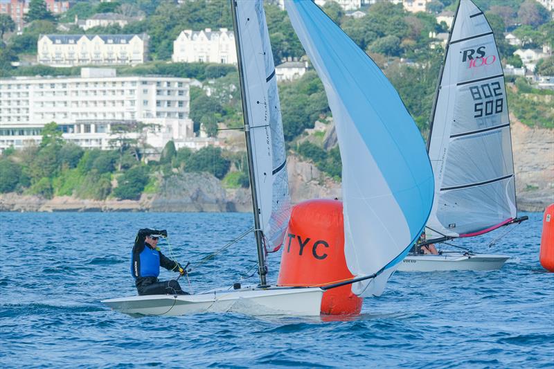 Noble Marine Allen RS100 Nationals Day 2 photo copyright Tania Hutchings / 50 North Photography taken at Royal Torbay Yacht Club and featuring the RS100 class