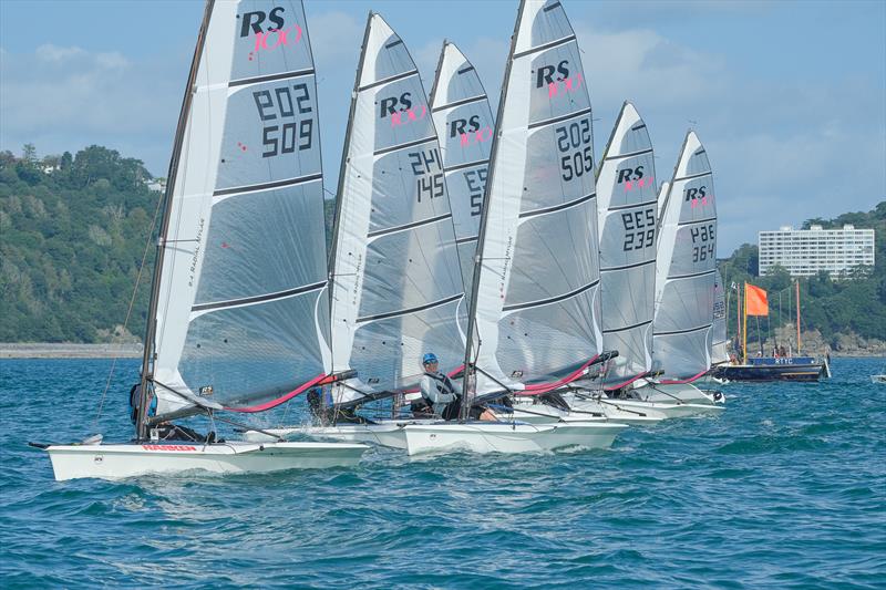 Noble Marine Allen RS100 Nationals Day 2 photo copyright Tania Hutchings / 50 North Photography taken at Royal Torbay Yacht Club and featuring the RS100 class