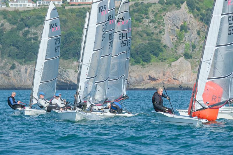 Noble Marine Allen RS100 Nationals Day 3 photo copyright Tania Hutchings / 50 North Photography taken at Royal Torbay Yacht Club and featuring the RS100 class