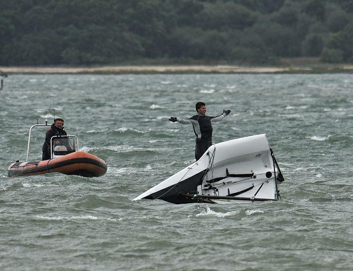 What could possibly go wrong? photo copyright Chew Valley Lake Sailing Club taken at Chew Valley Lake Sailing Club and featuring the RS100 class