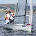 Robbie and Luke Burns, Dinghy of the Weekend at the 2022 Largs Regatta Festival © Marc Turner / PFM Pictures