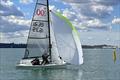 Andrew Barnett and Jo Lloyd take fourth in the RS200 Sailing Chandlery EaSEA Tour at Netley © Nigel Wakefield