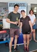 1st silver won by Douglas Calder and Elizabeth Galloway - West Country Boat Repairs RS200 SW Ugly Tour 2023 © RS Class Association