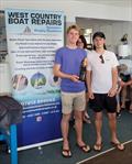 Third position - Henry Hallam and Ashley Hill - West Country Boat Repairs RS200 SW Ugly Tour 2023 © RS Class Association