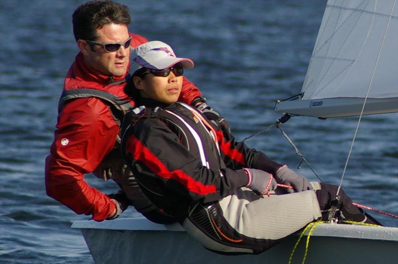 Runners up Andrew and Jeraldine Peters at the Island Barn RS200 open photo copyright Jim Champ taken at Island Barn Reservoir Sailing Club and featuring the RS200 class