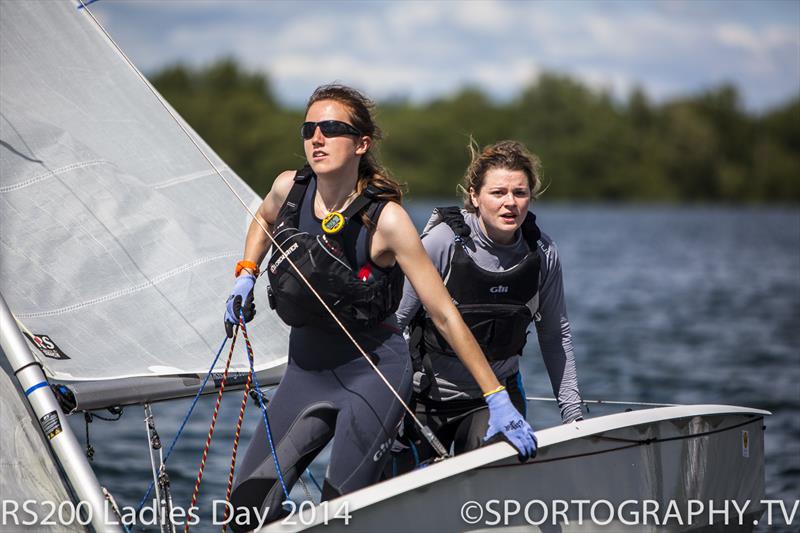 RS200 Ladies Open at Burghfield 2014 photo copyright Alex Irwin / www.sportography.tv taken at Burghfield Sailing Club and featuring the RS200 class