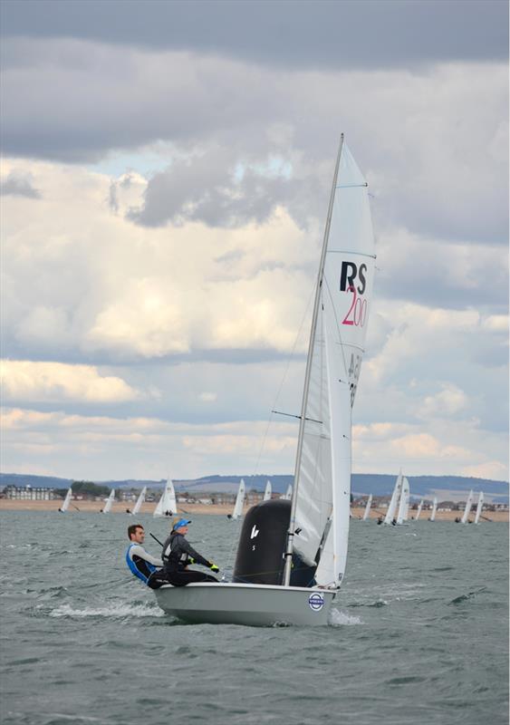 Day 4 of the Volvo Noble Marine RS200 Nationals at Hayling Island photo copyright Richard Janulewicz / www.fotoboat.com taken at Hayling Island Sailing Club and featuring the RS200 class