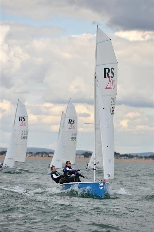 Day 4 of the Volvo Noble Marine RS200 Nationals at Hayling Island photo copyright Richard Janulewicz / www.fotoboat.com taken at Hayling Island Sailing Club and featuring the RS200 class