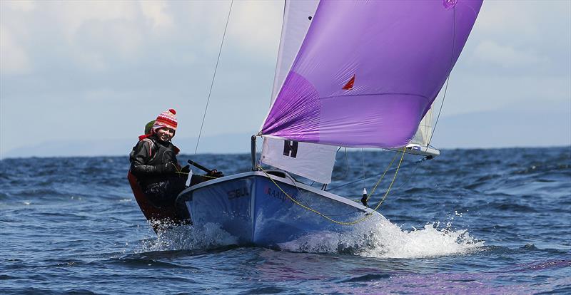 Smiling faces with land in sight (sailing from N. Ireland to the Isle of Man) photo copyright Simon McIlwaine taken at  and featuring the RS200 class