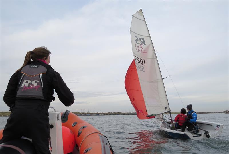 RS200 Northern Youth Development Squad at Southport photo copyright Erica Caswell taken at  and featuring the RS200 class