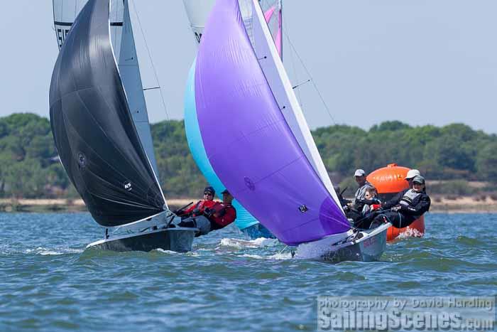 RS200s at Parkstone photo copyright David Harding / www.sailingscenes.com taken at Parkstone Yacht Club and featuring the RS200 class