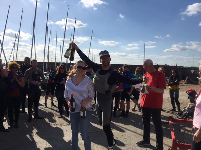 Parkstone RS200 Open Prize Giving photo copyright Tony Wilkinson taken at Parkstone Yacht Club and featuring the RS200 class