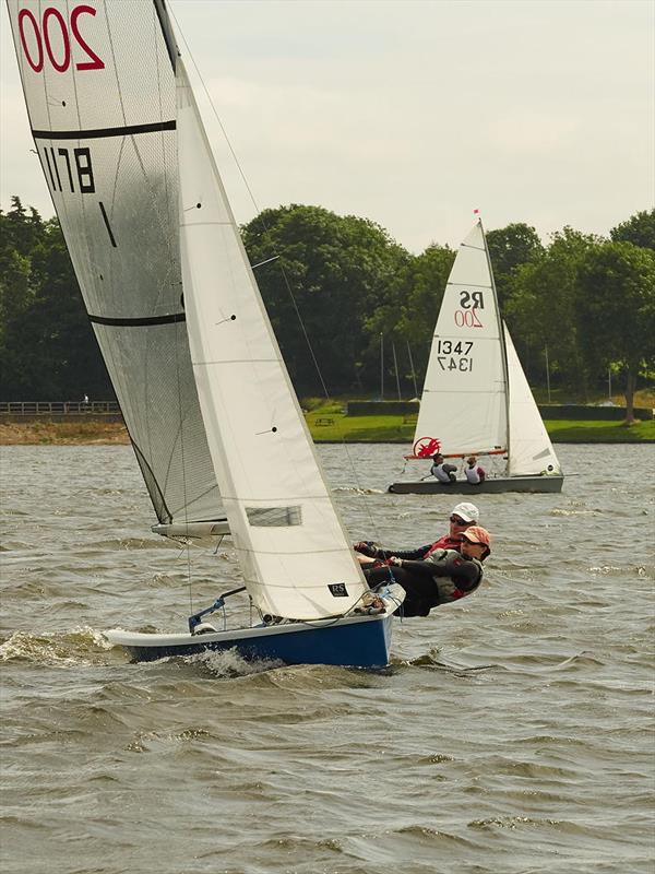 RS200 Open Meeting at Weir Wood photo copyright Pete Clifton taken at Weir Wood Sailing Club and featuring the RS200 class