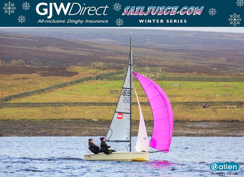 Matt Mee & Emma Norris win the GJW Direct SailJuice Winter Series Brass Monkey photo copyright Tim Olin / www.olinphoto.co.uk taken at Yorkshire Dales Sailing Club and featuring the RS200 class