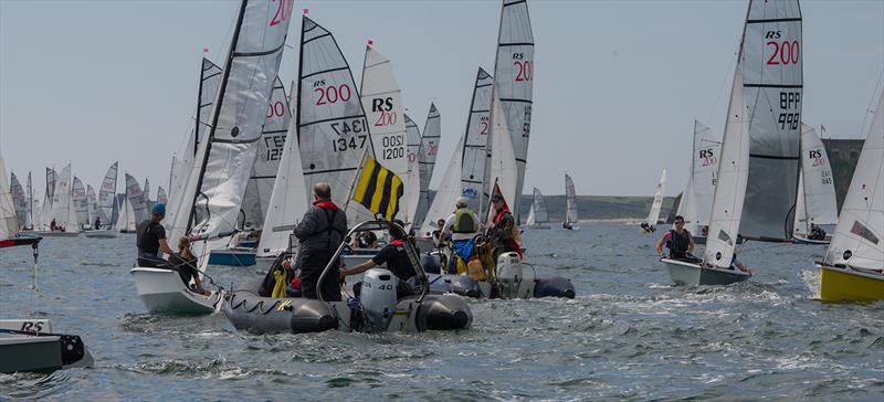 Volvo Noble Marine RS200 Nationals at Tenby photo copyright Alistair Mackay taken at Tenby Sailing Club and featuring the RS200 class